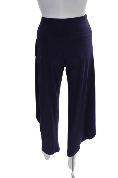 Sympli Women V-Neck Blue Polyester 3/4 Sleeve Outfit Set Size 2