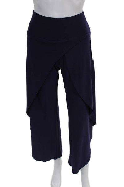 Sympli Women Outfit Set Purple V Neck Geometric 3/4 Sleeve Size 4