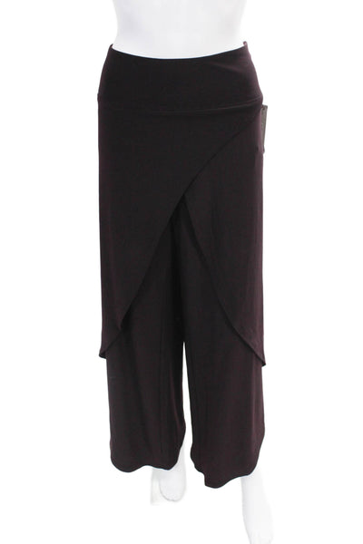 Sympli Womens Multicolor Striped Cowl Neck Outfit Set Sleeveless Size 16