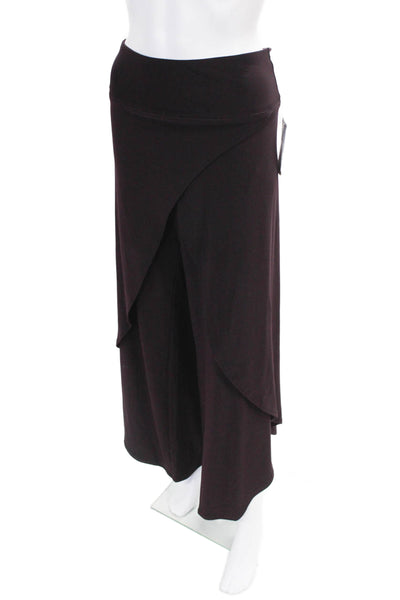 Sympli Womens Multicolor Striped Cowl Neck Outfit Set Sleeveless Size 16