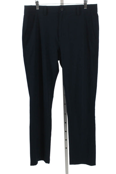 Vineyard Vines Mens Blue Polyester Chino Pants Button Closure Size 33