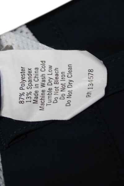 Vineyard Vines Mens Blue Polyester Chino Pants Button Closure Size 33