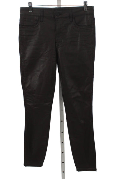 KUT from the Kloth Womens Ankle Jeans Black Modal High Rise Size 4