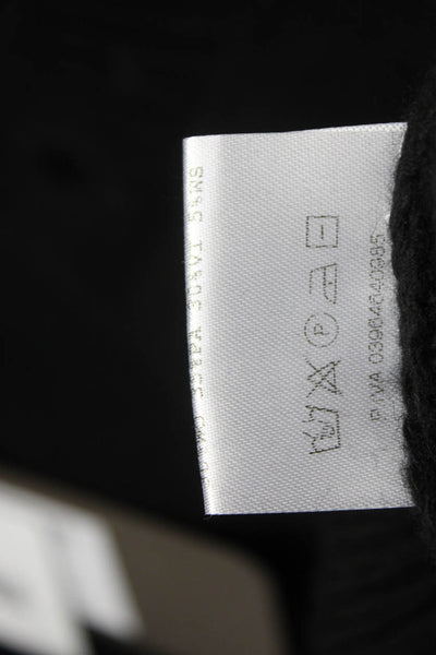 Kut Kut Women Cardigan Black Wool Crew Neck Long Sleeve Size XS