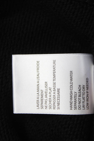 Designer Womens Basic Cotton V Neck Black Sleeveless Tank Size S