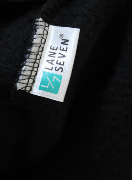 Eric Emanuel Unisex Pullover Hoodie Black Crewneck Cotton Size M
