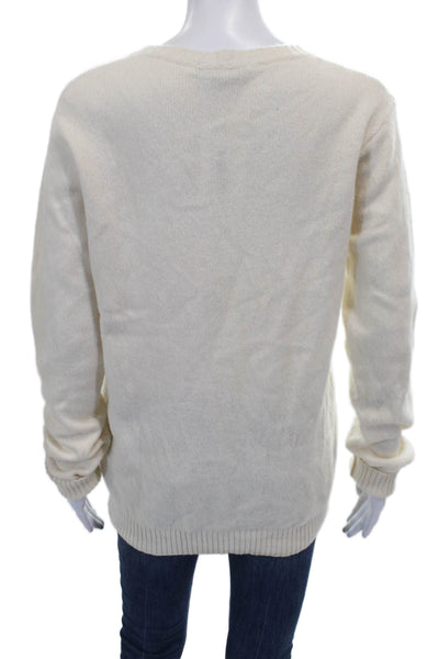 Brandy Melville Women Ivory Wool Pullover Sweater Size One Size