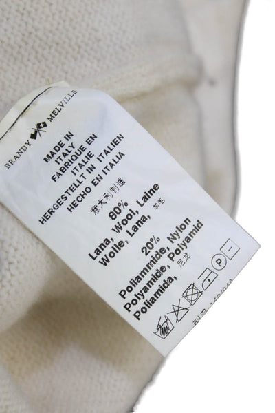 Brandy Melville Women Ivory Wool Pullover Sweater Size One Size