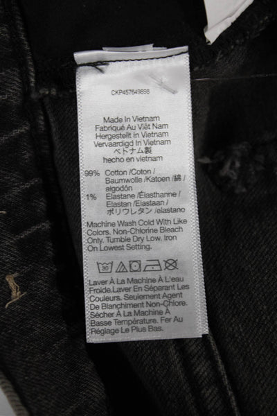 Madewell Womens Cropped Gray Mid Rise Jeans Cotton Blend Size 27
