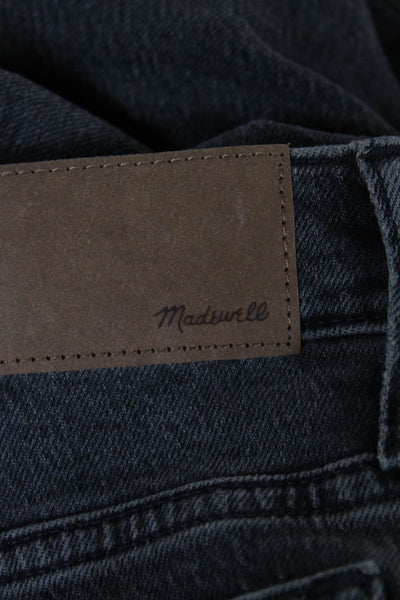 Madewell Womens Cropped Gray Mid Rise Jeans Cotton Blend Size 27