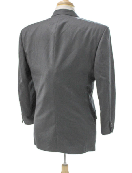 Boss Hugo Boss Mens Gray Blazer Button Solid Size 42