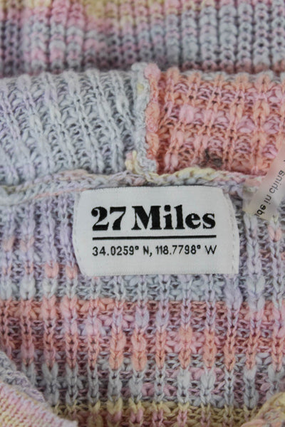 27 Miles Womens Multicolor Striped Cotton Crewneck Pullover Longsleeve Size XS