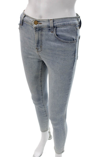 J Brand Womens Skinny Jeans Blue High Rise Cotton Size 25