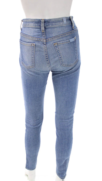 7 For All Mankind Women Skinny High Rise Blue Jeans Size 25