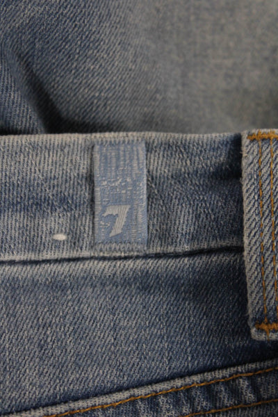 7 For All Mankind Women Skinny High Rise Blue Jeans Size 25