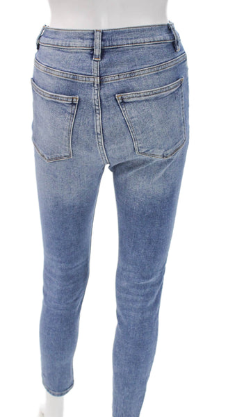 DL1961 Women Skinny Blue Jeans High Rise Button Fly Size 26