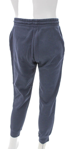 Topman Mens Blue Cotton Jogger Pants Drawstring Size M