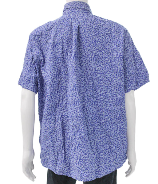 Vineyard Vines Men's Short Sleeves Button Down Floral Shirt Size 2XL