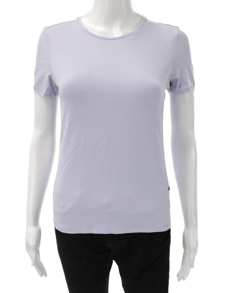 On Cloud Womens Basic Purple Short Sleeve T-Shirt Size XS