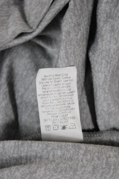 Beyond Yoga Womens Pullover Hoodie Cowl Neck Gray Polyester Long Sleeve Size S