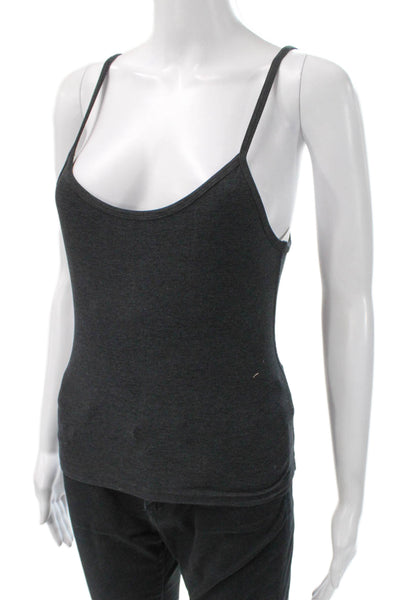Beyond Yoga Women Gray Polyester Scoop Neck Camisole Sleeveless Size S