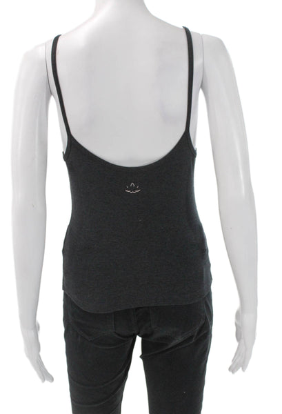 Beyond Yoga Women Gray Polyester Scoop Neck Camisole Sleeveless Size S