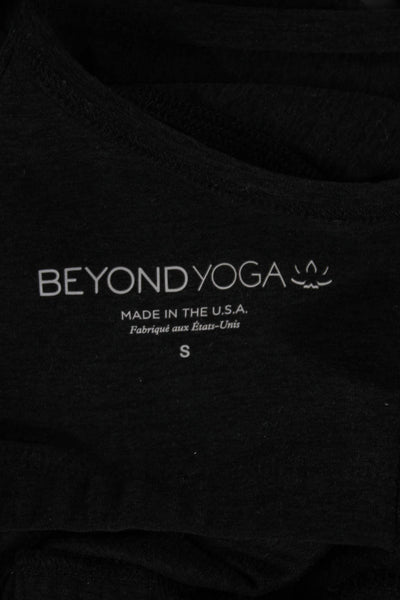 Beyond Yoga Women Gray Polyester Scoop Neck Camisole Sleeveless Size S