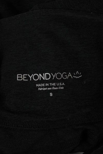 Beyond Yoga Women Leggings Gray Polyester Size S