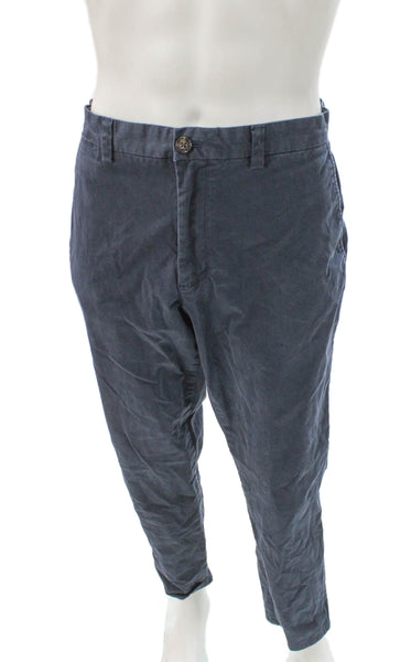 Vineyard Vines Mens Blue Cotton Chino Pants Button Size 38