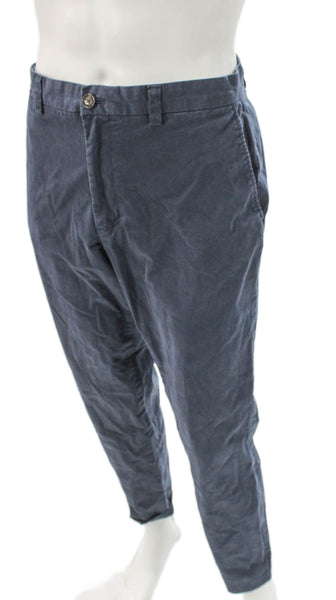 Vineyard Vines Mens Blue Cotton Chino Pants Button Size 38