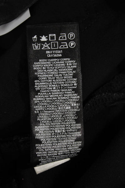 7 For All Mankind Women Skinny Black Jeans Size 26