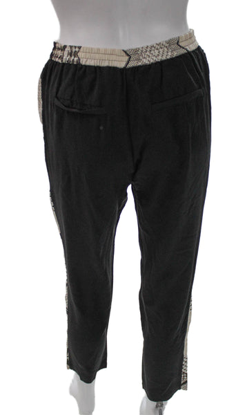 Twelfth Street by Cynthia Vincent Womens Silk Animal Print Jogger Pants Size S