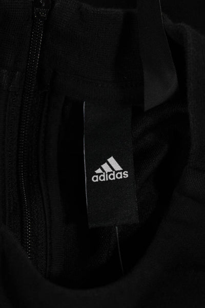 Adidas Womens Pullover Sweatshirt Black Cotton Long Sleeve Size S