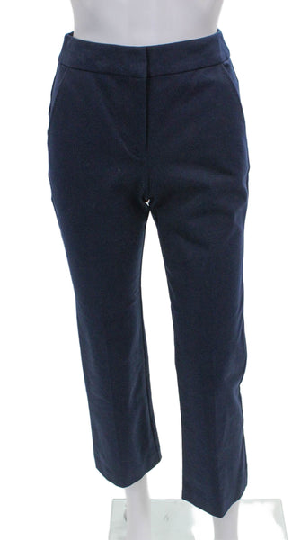 Trina Turk Women Dress Pants Blue Cotton Zip Size 2