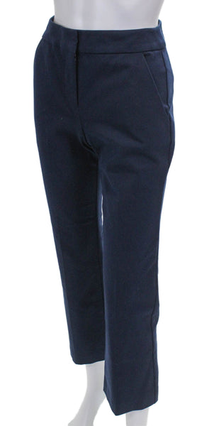 Trina Turk Women Dress Pants Blue Cotton Zip Size 2