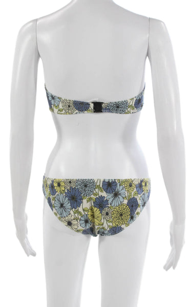 Lisa Marie Fernandez Women Floral Cotton Two-Piece Bikini Multicolor Size 3