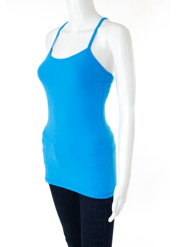 Lululemon Light Blue Spaghetti Strap Racerback Athletic Tank Top Size 4