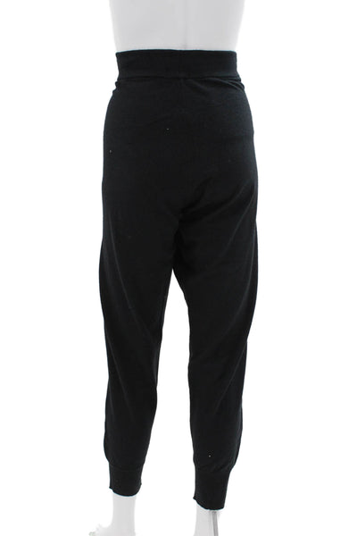 PJ Salvage Womens Drawstring Waist Pajama Pants Black Size Large