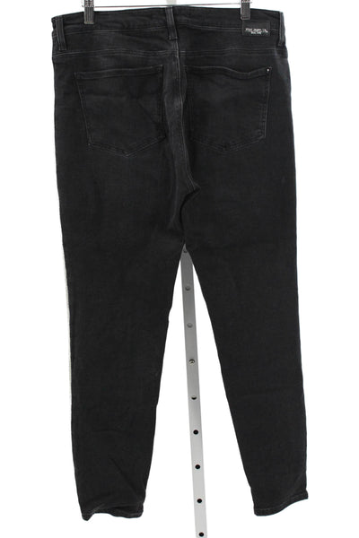 Hudson Womens Straight White High Rise Cotton Blend Jeans Size 31