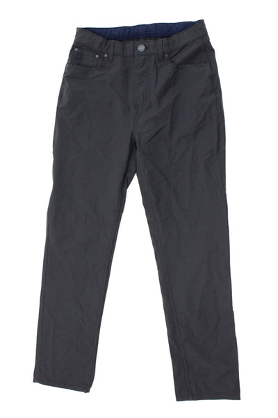Vineyard Vines Childrens Boys One The Go Five Pocket Pants Grey Size 16