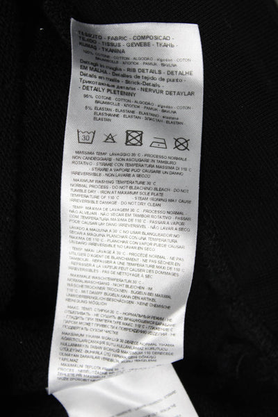 Armani Exchange Men's Pullover Sweatshirt Black Cotton Blend Size S