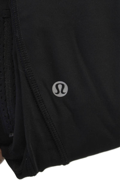 Lululemon Womens Ankle Leggings Black Polyester Blend Size 2