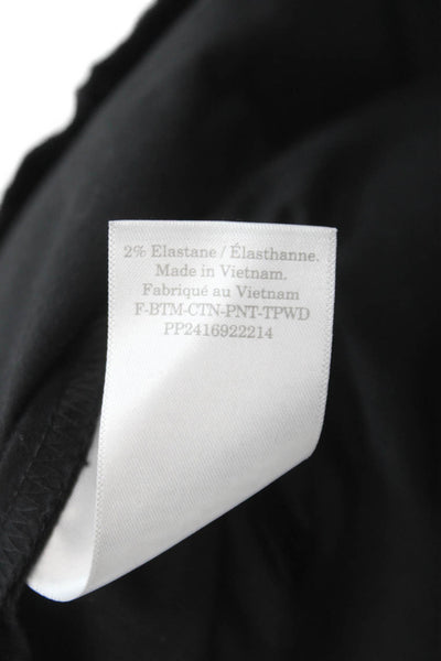 Everlane Womens Ankle Pants Black Organic Cotton Size XL