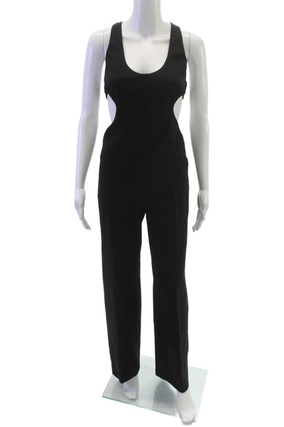Alessandro Vigilante Women Sleeveless Scoop Neck Black Jumpsuit Size XS