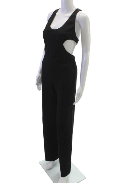 Alessandro Vigilante Women Sleeveless Scoop Neck Black Jumpsuit Size XS