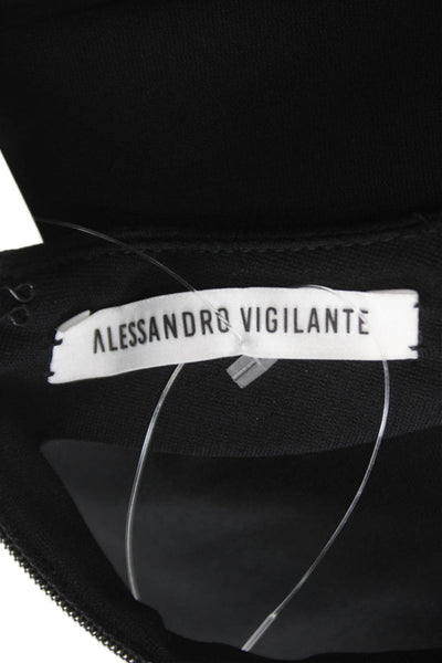 Alessandro Vigilante Women Sleeveless Scoop Neck Black Jumpsuit Size XS