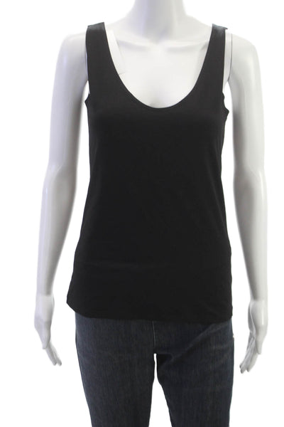 Only Hearts Womens Black Nylon Scoop Neck Sleeveless Tank Size M