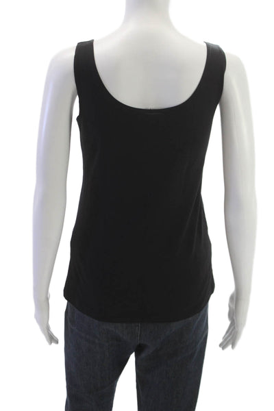 Only Hearts Womens Black Nylon Scoop Neck Sleeveless Tank Size M