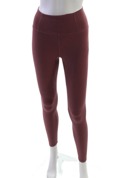 Intimately Free People Womens Red Ankle Leggings Nylon Blend Solid Size XS