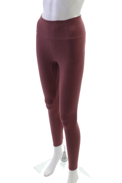 Intimately Free People Womens Red Ankle Leggings Nylon Blend Solid Size XS